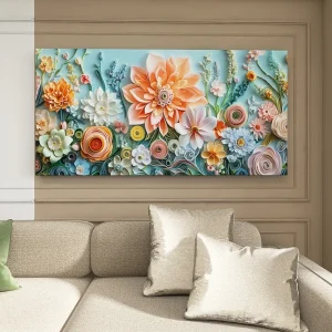 1.5-Inch Thick Pine Solid Wood Frame, Canvas